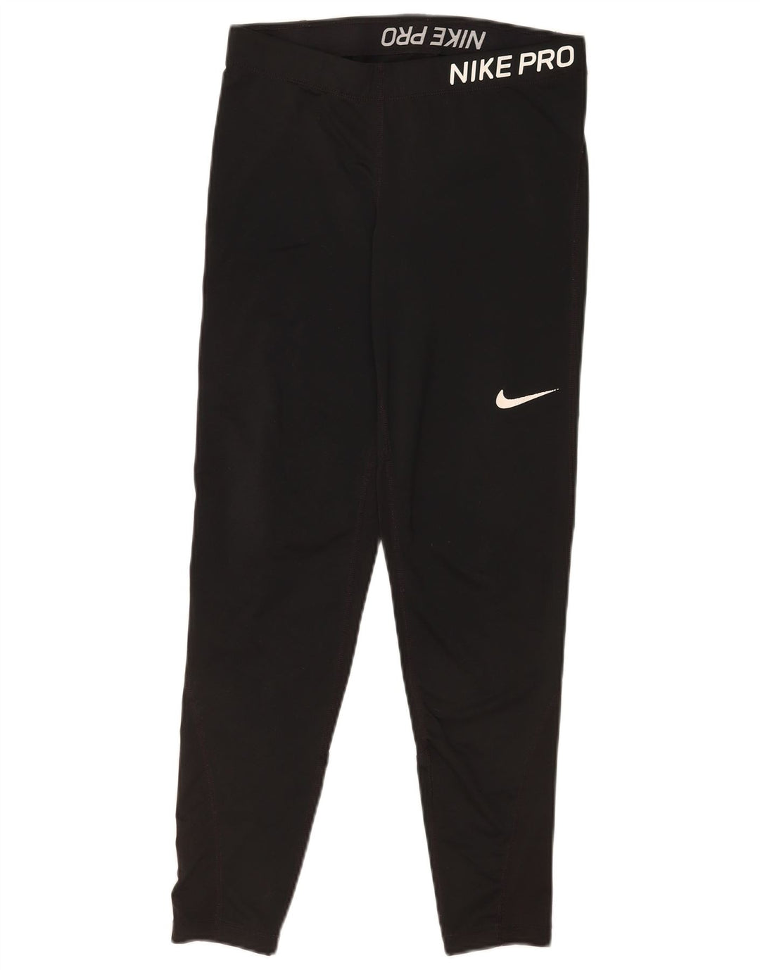 Nike Womens Leggings UK 16 Large  Black Polyester