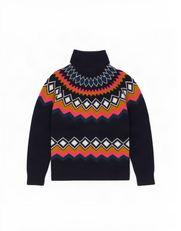Marks & Spencer Pulover cu gât rulat pentru femei UK 10 Mic bleumarin