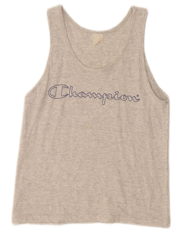 Top cu vestă grafică Champion pentru femei UK 12 Medium Grey