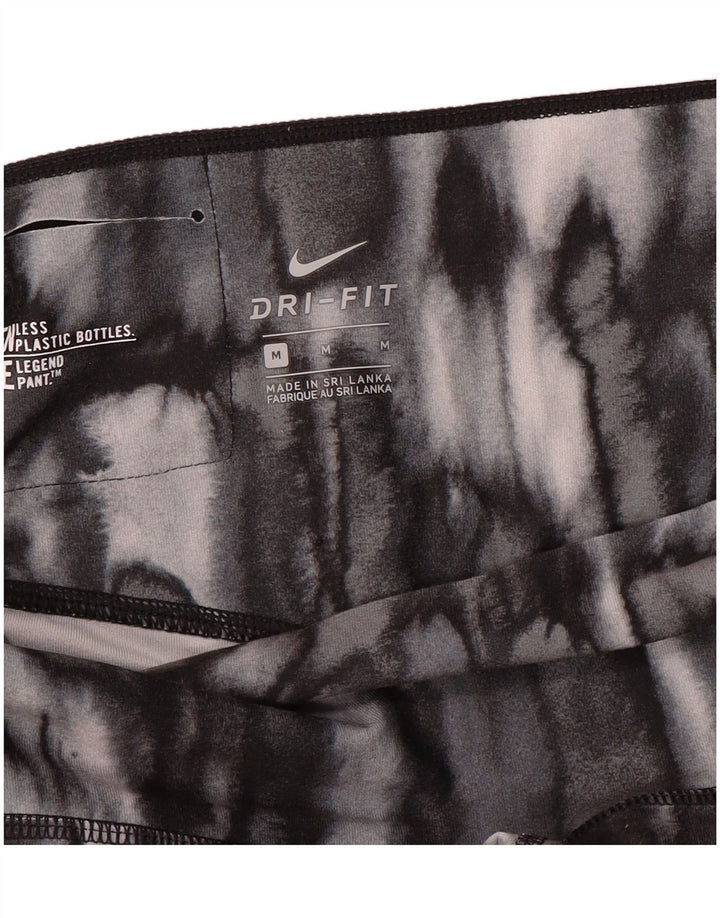 Leggings Nike Dri Fit pentru femei UK 14 Gri mediu Animal Print