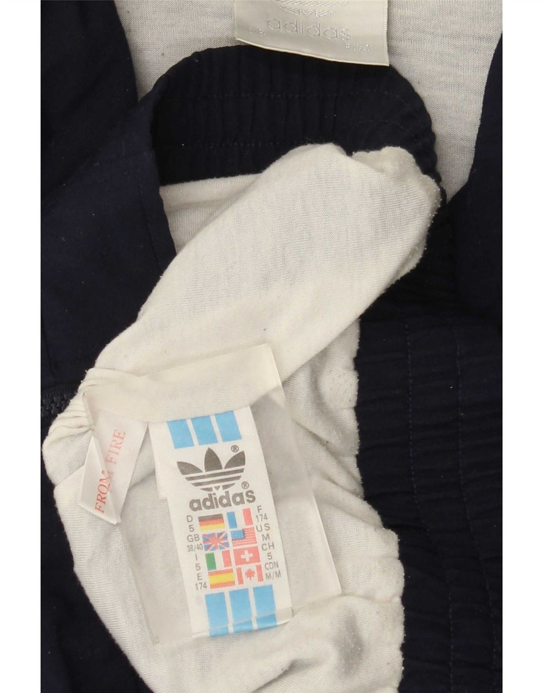 Jachetă de trening pentru bărbați Adidas Marea Britanie 38/40 Poliester, albastru bleumarin mediu