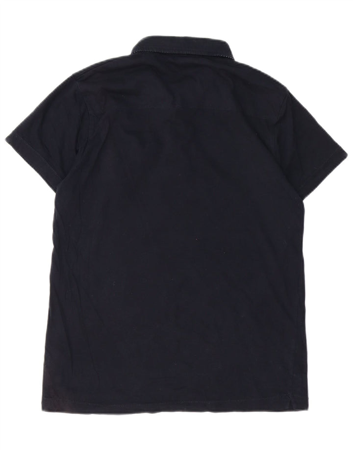 Tricou polo pentru bărbați French Connection, bumbac mediu albastru bleumarin