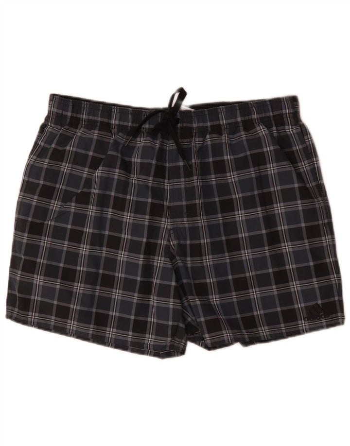 Pantaloni scurți de înot Adidas pentru bărbați, mari, negru, din poliester