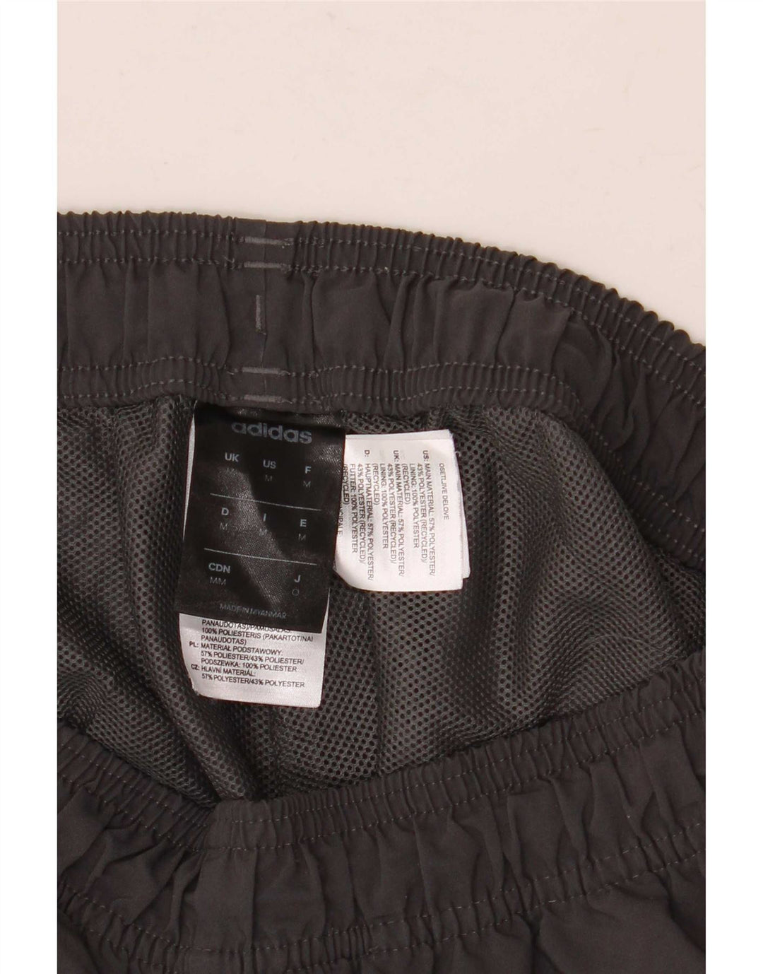 Pantaloni scurți sport pentru bărbați Adidas, poliester mediu negru