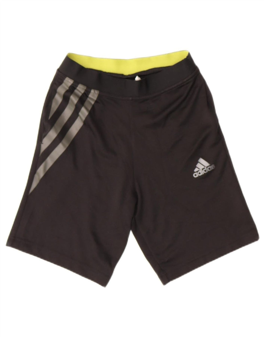ADIDAS Boys Climalite Sport Shorts 13-14 Years  Black Polyester