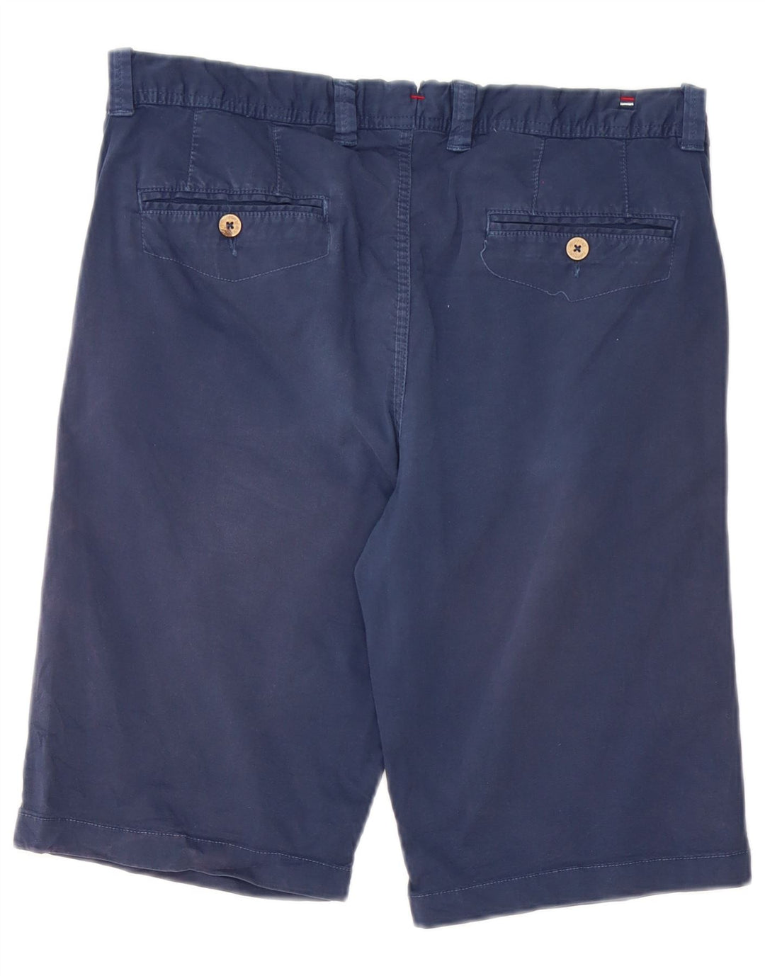 Pantaloni scurți chino vintage pentru bărbați W33, bumbac, albastru bleumarin mediu