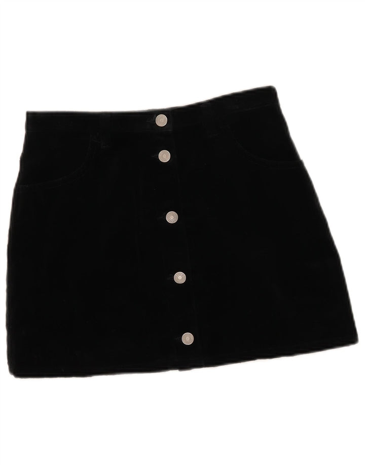 Fusta mini pentru femei Sisley IT 42 Medium W27 Bumbac negru