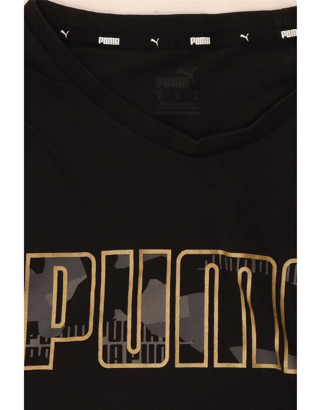 Tricou grafic Puma pentru femei Top UK 14 Medium Black