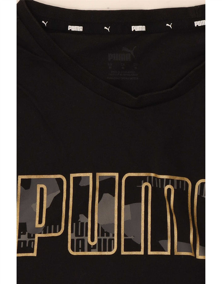 Tricou grafic Puma pentru femei Top UK 14 Medium Black