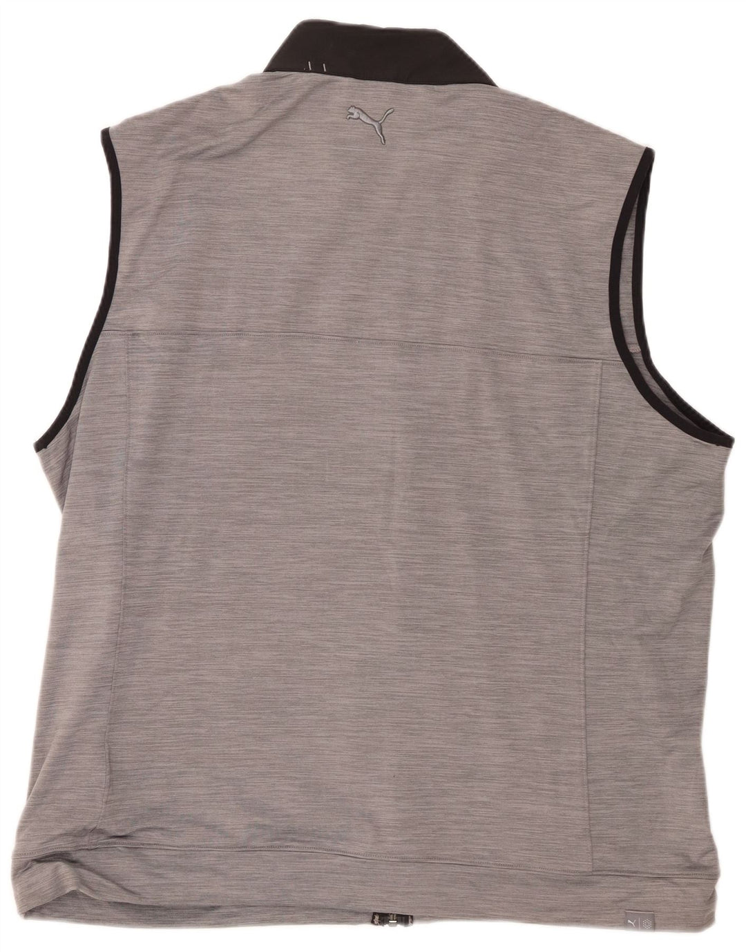 Jachetă de trening fără mâneci pentru bărbați Puma, XL, poliester color bloc, gri