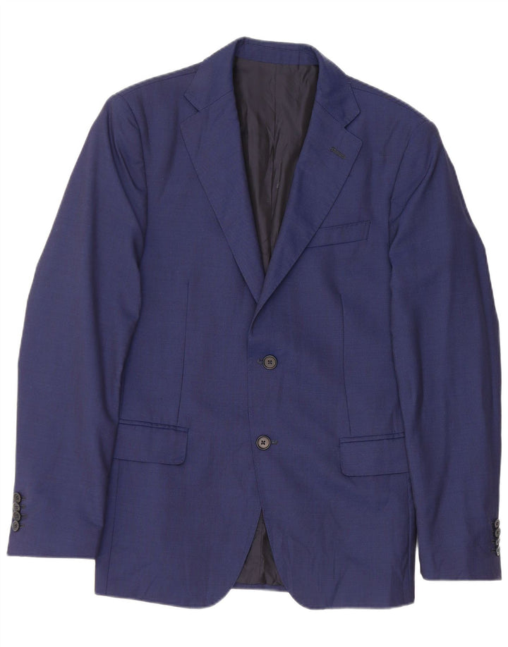 Costum 2 piese pentru bărbați Ermenegildo Zegna IT 48 Medium W28 L28 Bleumarin Clasic