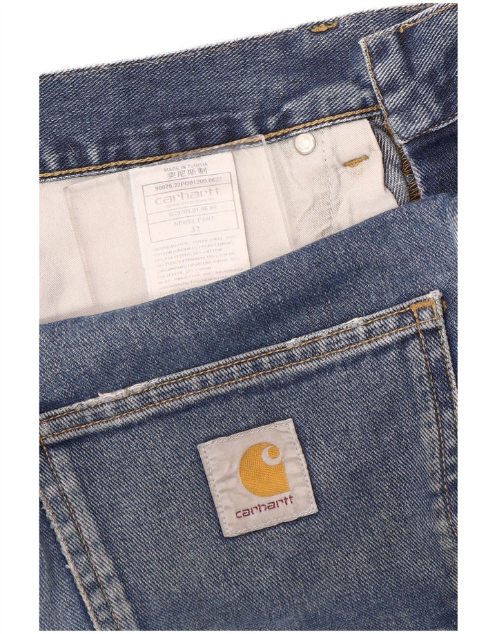 Blugi drepti pentru bărbați Carhartt W32 L30 Bumbac albastru