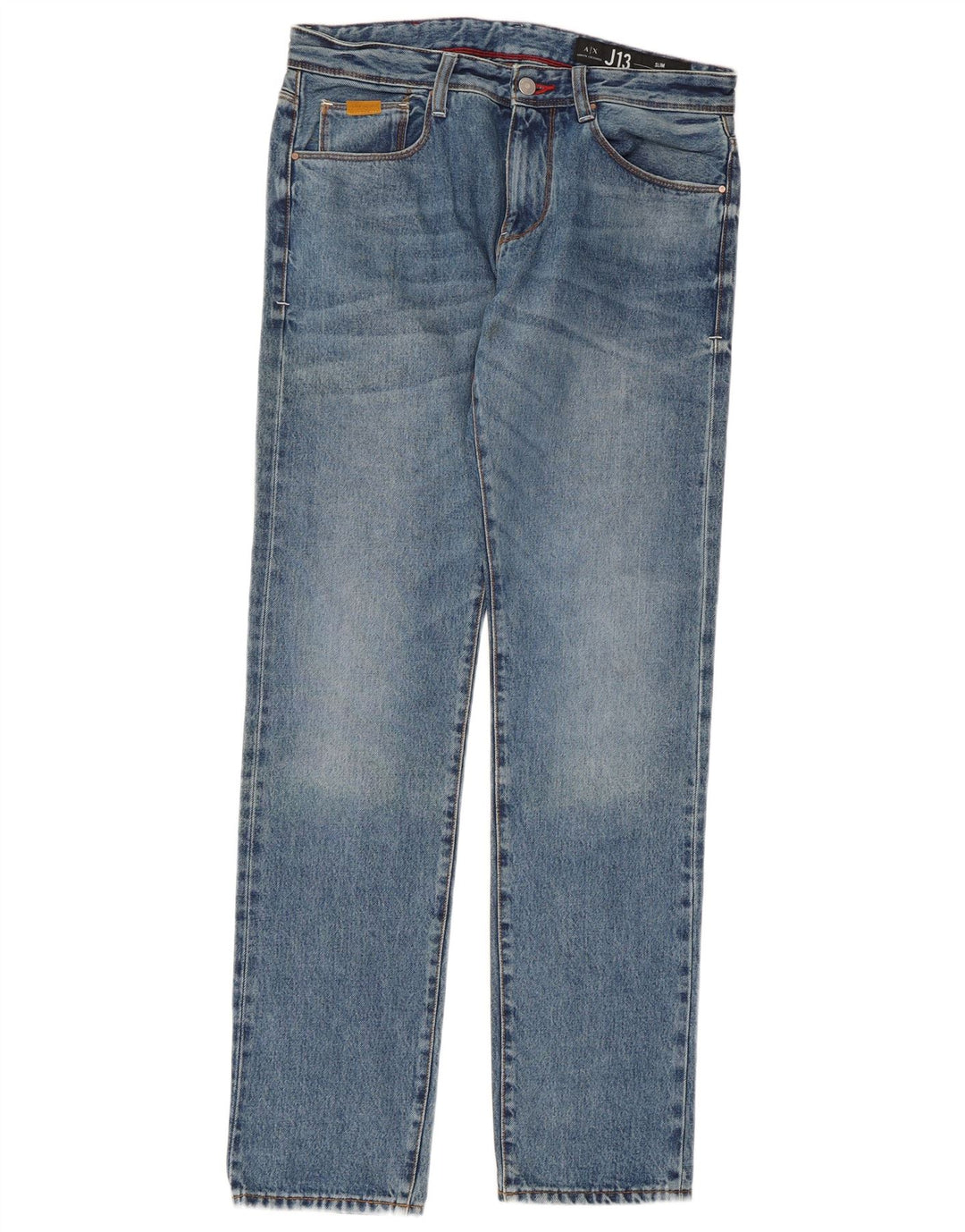Blugi slim pentru bărbați Armani Exchange L32 L32 Bumbac albastru