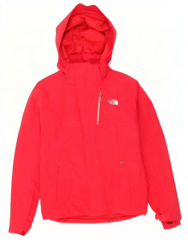 Jachetă de ploaie cu glugă The North Face pentru femei UK 14 Medium Red Nylon