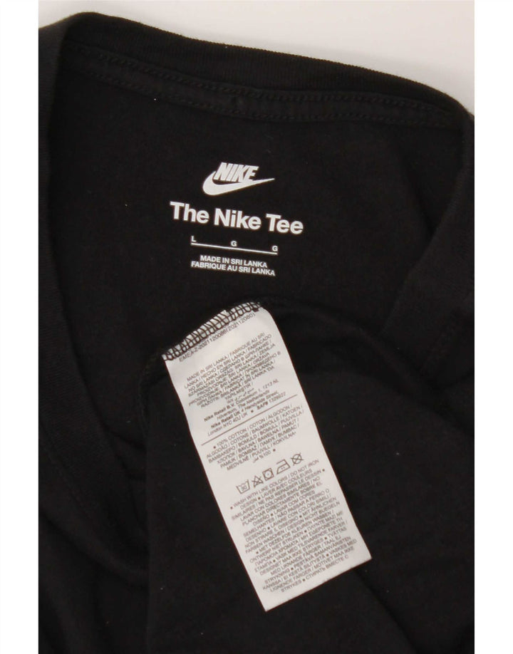 Tricou pentru bărbați Nike Top mare, negru, bumbac