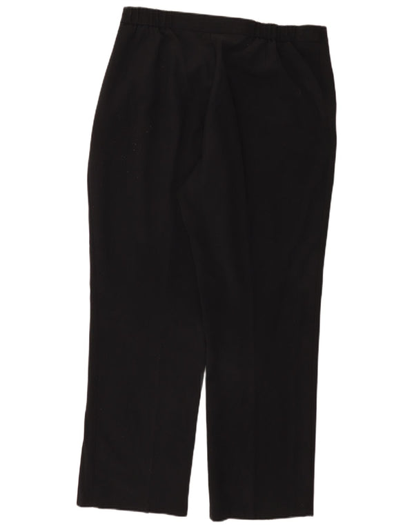 Pantaloni casual drepti pentru femei Marks & Spencer UK 18 XL W38 L29 Negri