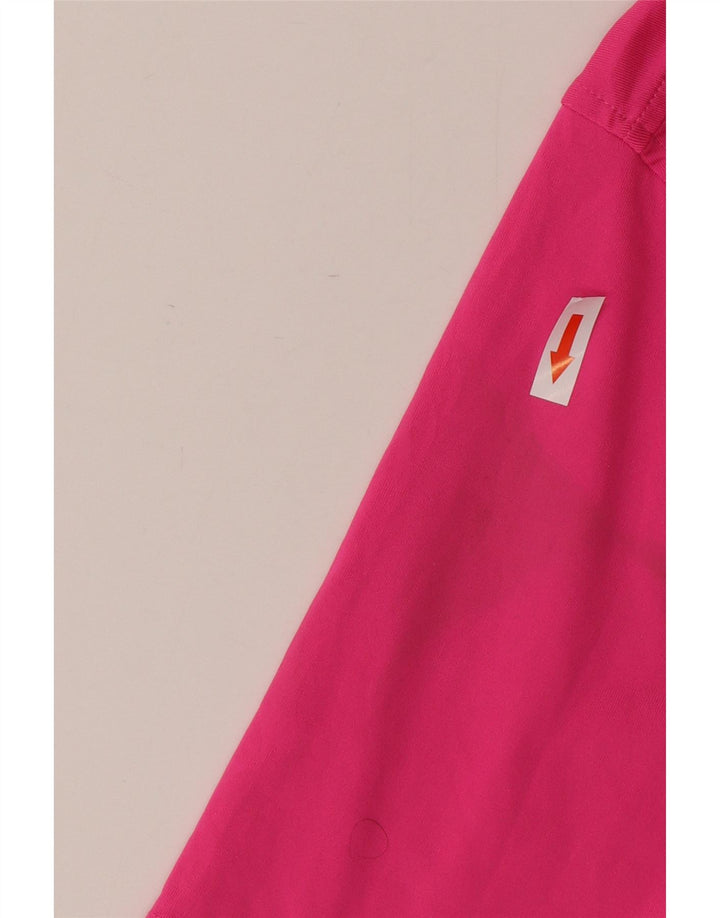 Tricou polo Under Armour pentru bărbați, poliester roz mare