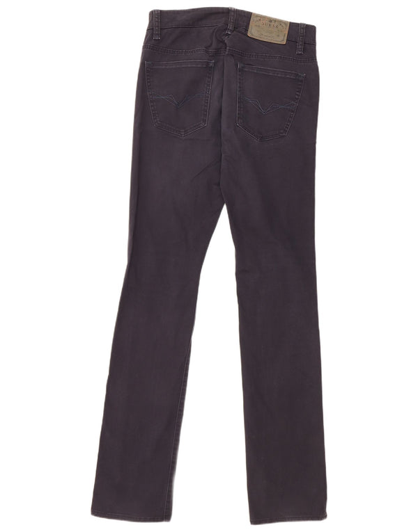 Pantaloni casual slim pentru bărbați Guess L28 L34 Bumbac bleumarin