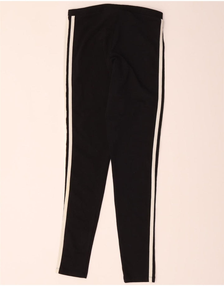 Leggings pentru femei Adidas UK 10 mic bumbac negru