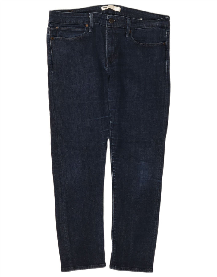 Blugi slim pentru femei LEVI'S L30 L27 Bumbac bleumarin