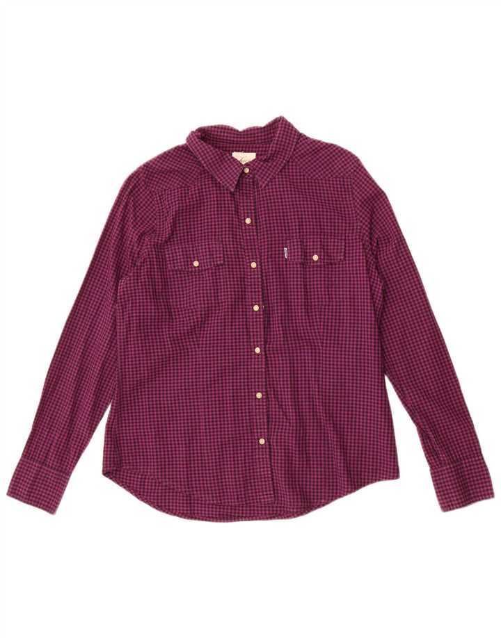 Cămașă Levi's pentru femei UK 16, mare, mov, din bumbac