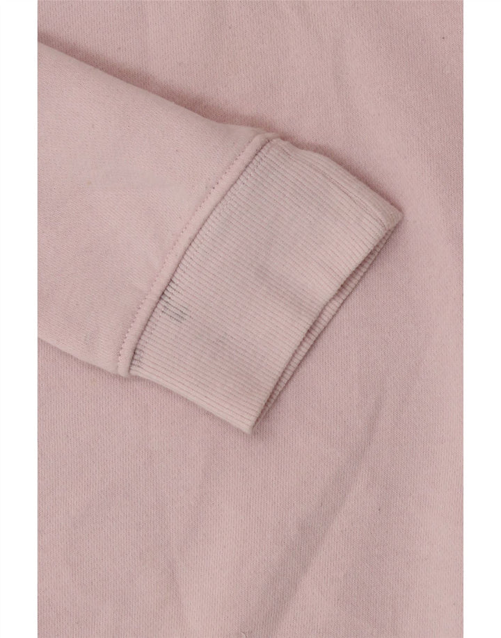 Pulover cu grafic pentru femei Volcom US 8, bumbac roz mediu