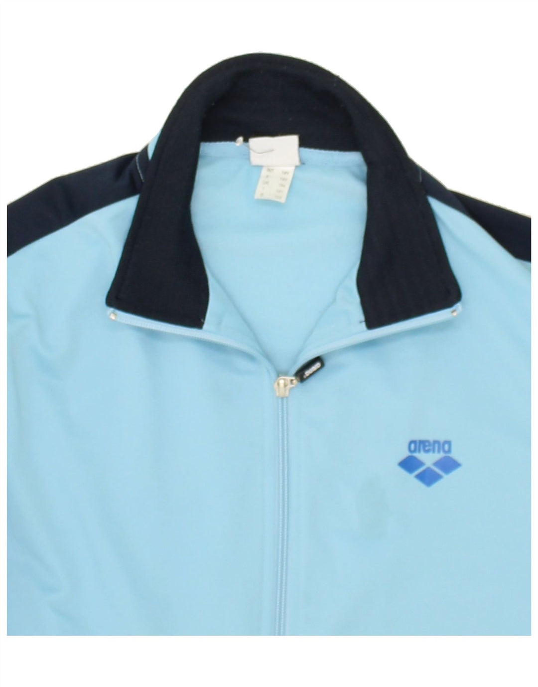ARENA Boys Tracksuit Top Jacket 13-14 Years Blue Colourblock Polyester Vintage Arena and Second-Hand Arena from Messina Hembry 