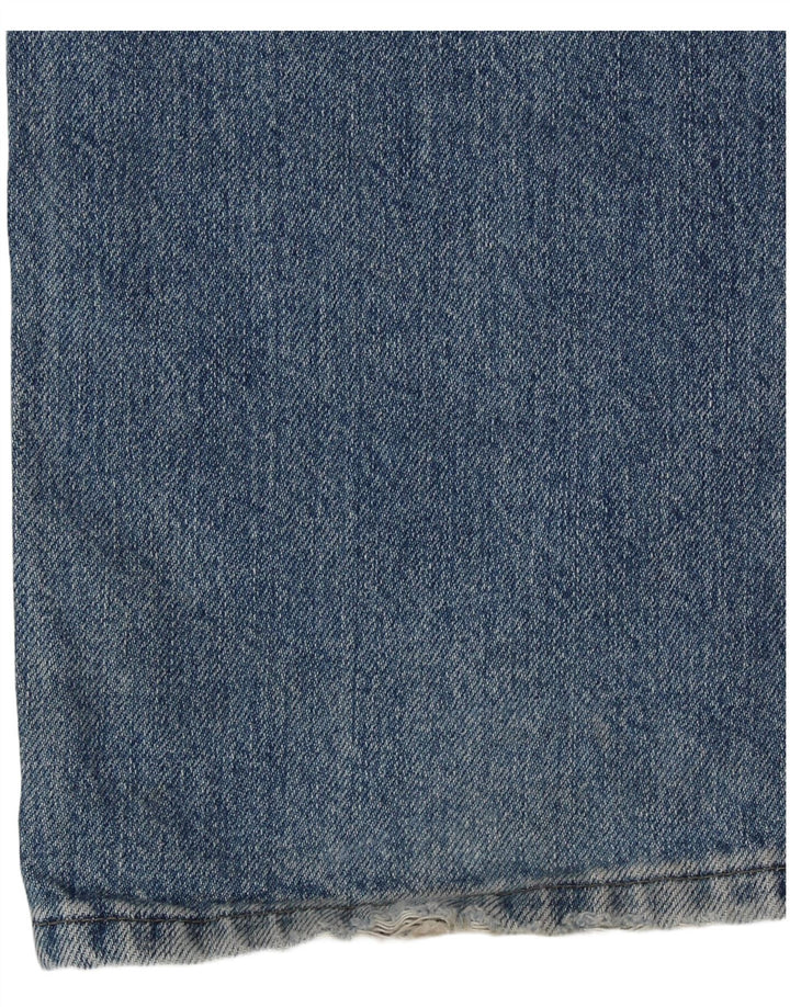 ARMANI Womens Bootcut Jeans W28 L31 Blue Cotton