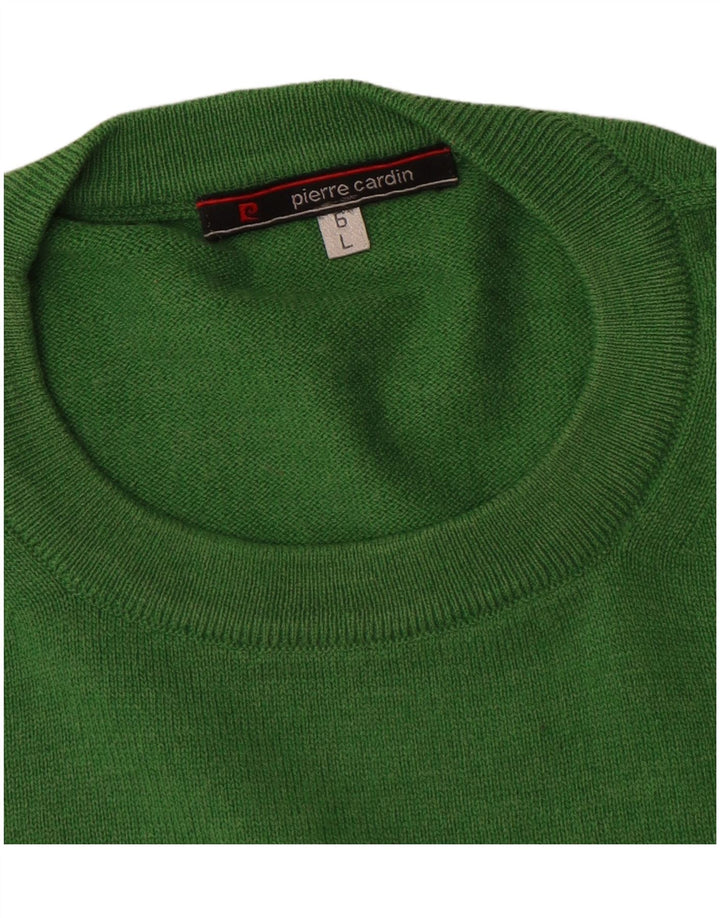 Pulover pentru bărbați Pierre Cardin cu decolteu triplu, verde mare