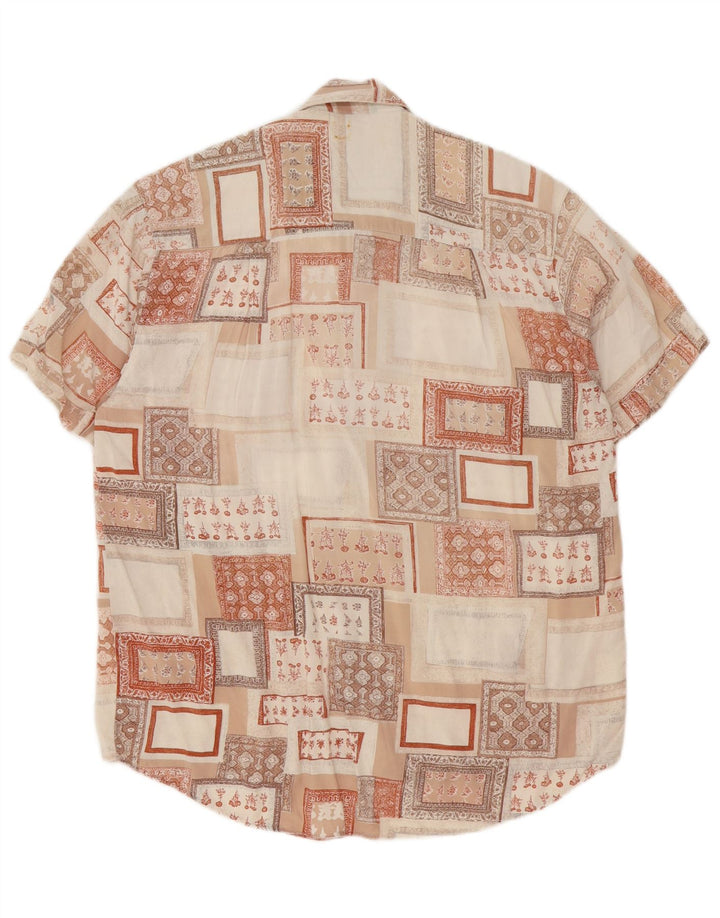 Cămașă cu mânecă scurtă pentru bărbați Harrison & Son, medie, multicoloră, geometrică
