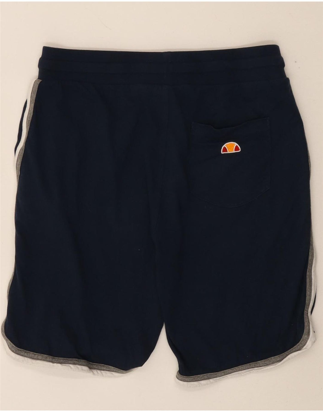 Pantaloni scurti sport grafic ELLESSE pentru bărbați, bumbac, albastru-marin mic