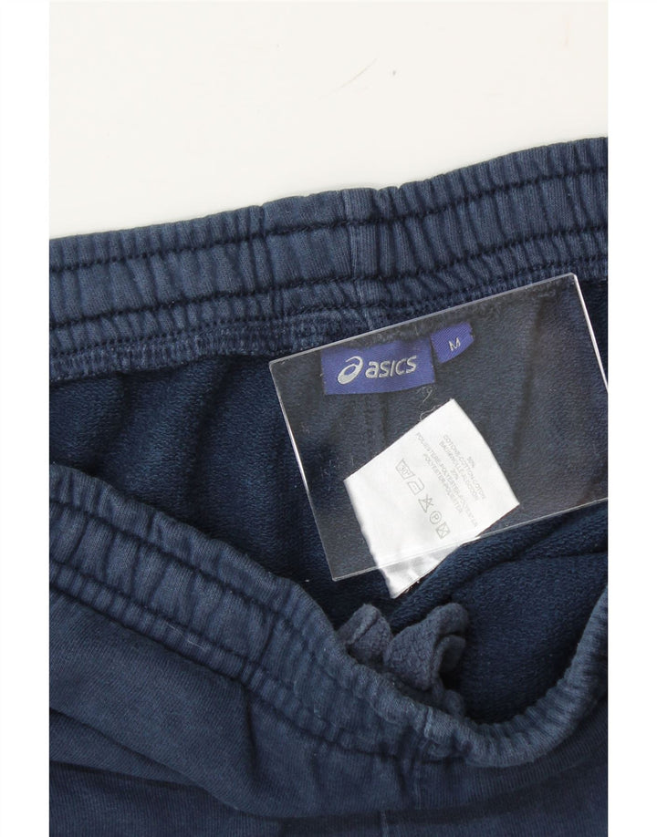 ASICS Mens Tracksuit Trousers Medium  Navy Blue Cotton Vintage Asics and Second-Hand Asics from Messina Hembry 