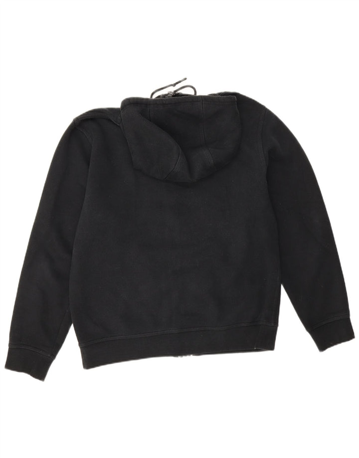 Pulover Nike pentru bărbați, cu fermoar, bumbac mediu negru