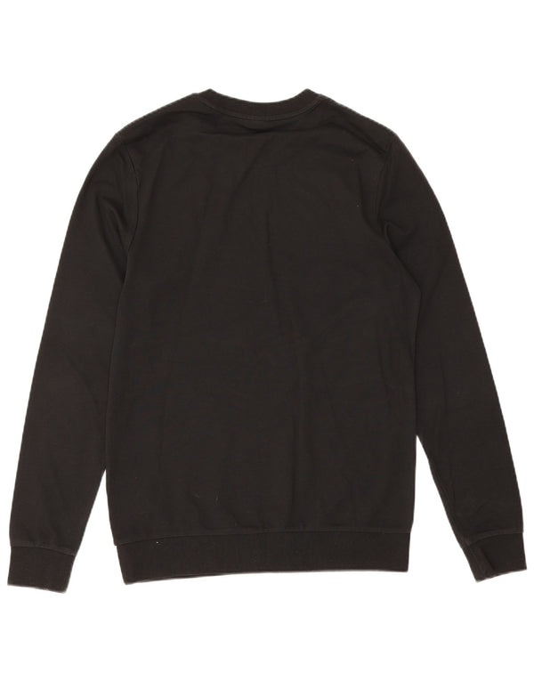 Hanorac grafic pentru bărbați Hugo Boss Pulover mic, negru, bumbac
