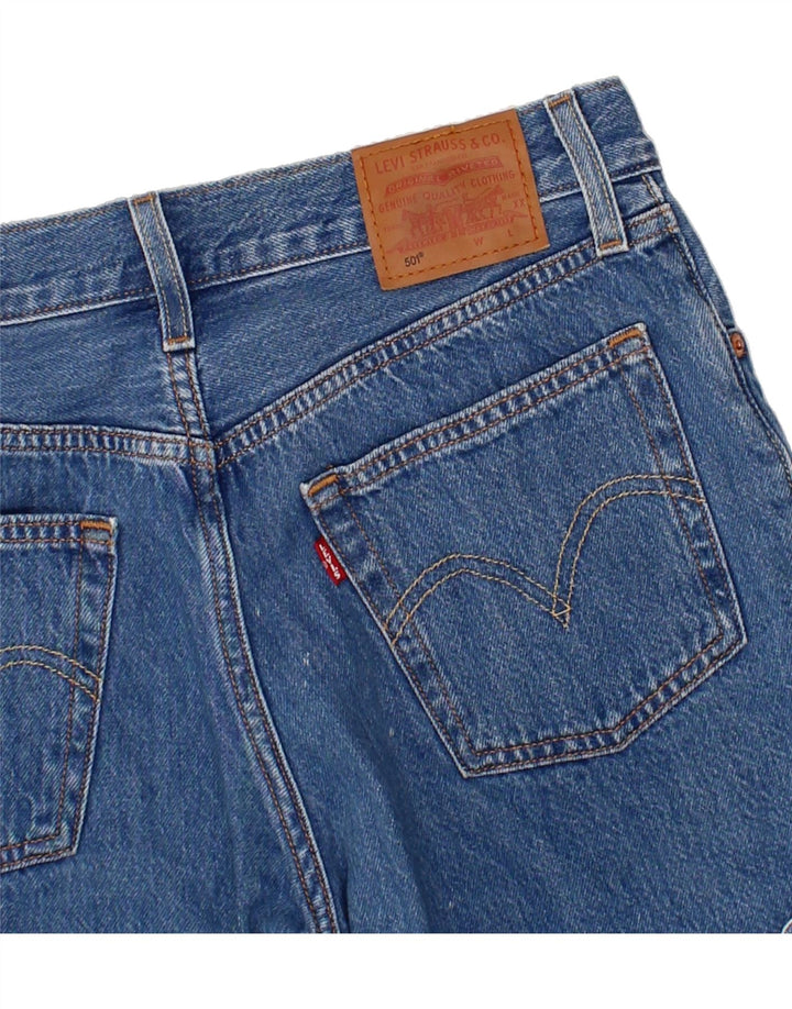 LEVI'S Womens 501 Denim Shorts W28 Medium Blue Vintage Levi's and Second-Hand Levi's from Messina Hembry 