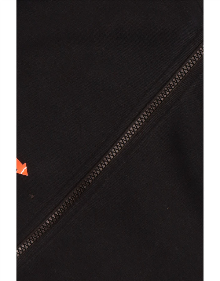 Pulover NIKE pentru bărbați, cu fermoar, bumbac mediu negru