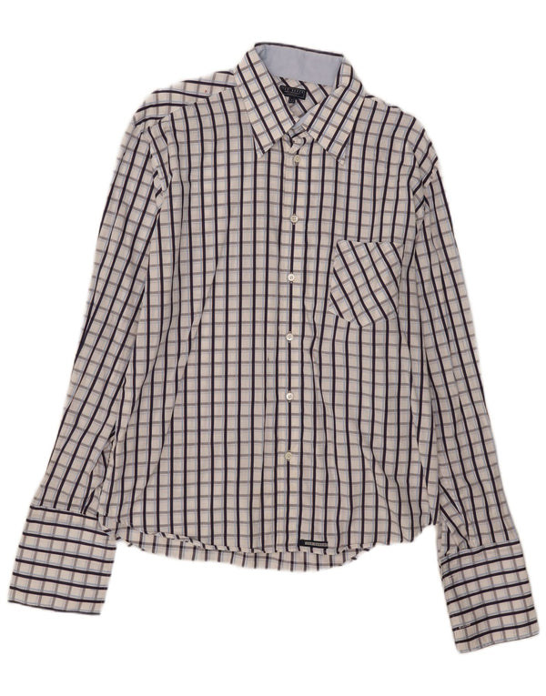 Cămașă formală pentru bărbați Ted Baker Mărimea 5 XL Blue Check