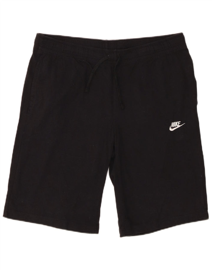 Pantaloni scurți sport Nike pentru bărbați, mari, negru, bumbac