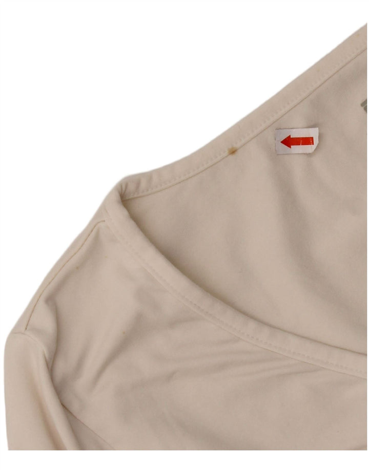 Tricou pentru femei FILA Top UK 16 Large din nailon alb