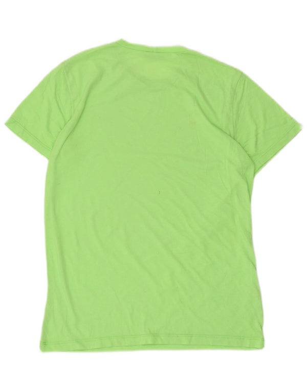 Tricou grafic Benetton pentru femei Top UK 12 Medium Green