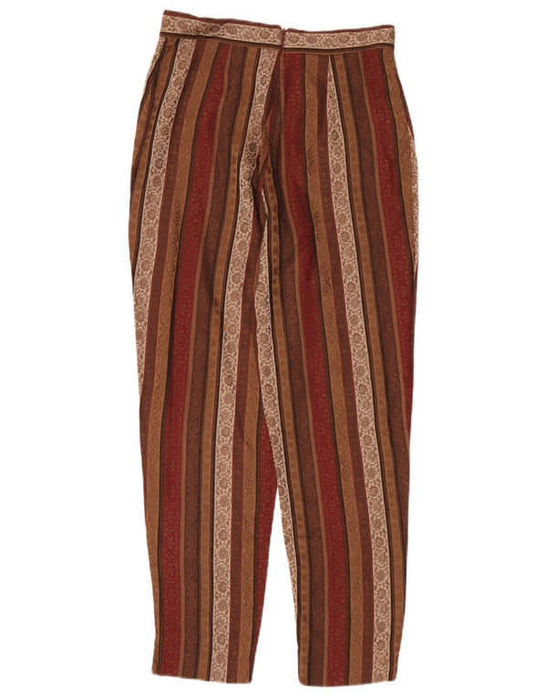 Pantaloni casual dama vintage IT 44 Medium W26 L27 Multicolore Dungi