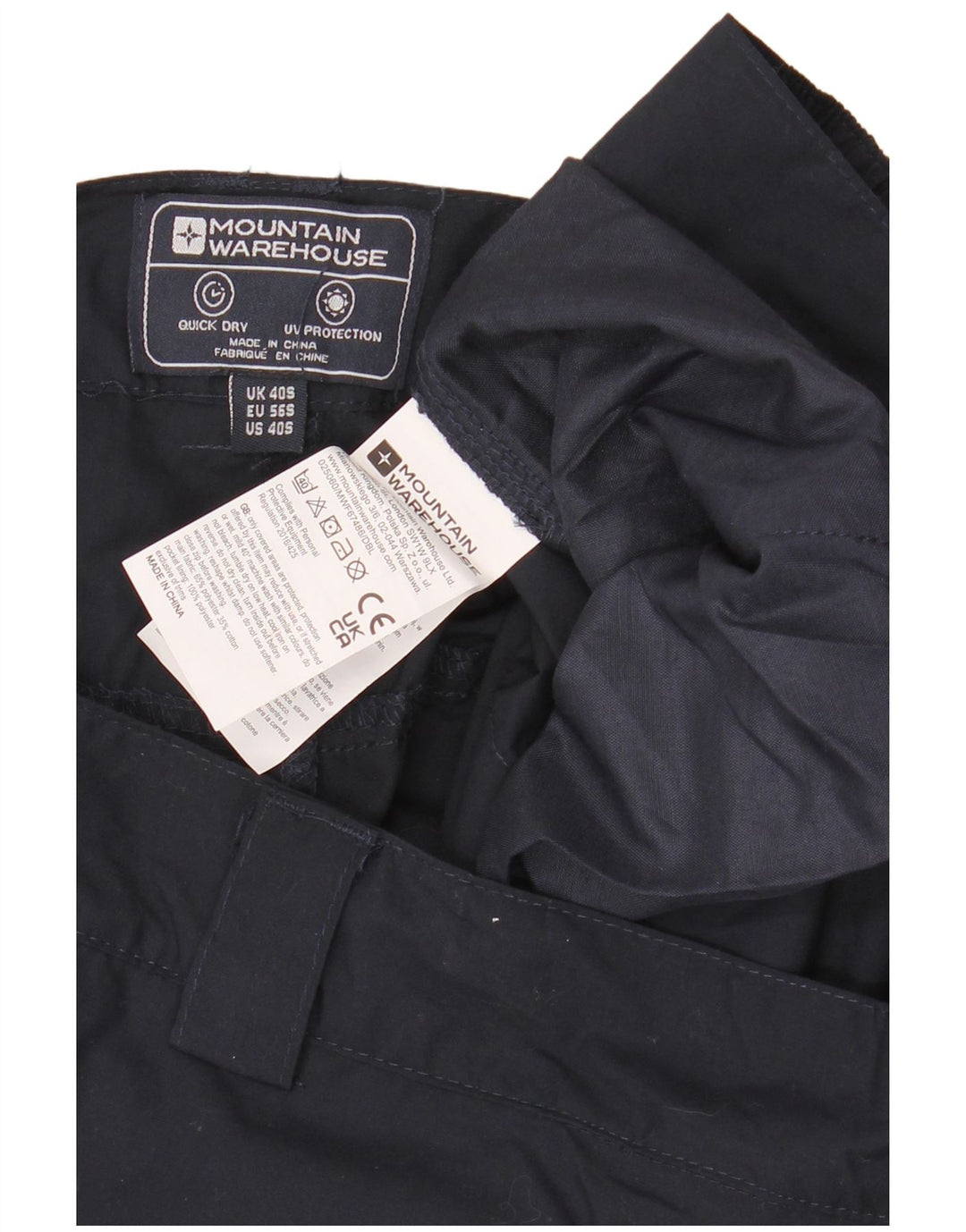 Pantaloni cargo obișnuiți pentru bărbați Mountain Warehouse L40 L30 Poliester bleumarin