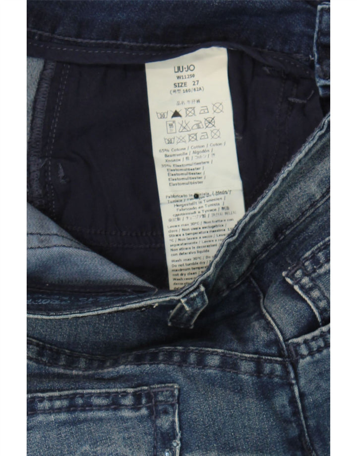 LIU JO Womens Cropped Jeans W27 L24 Blue Cotton Vintage Liu Jo and Second-Hand Liu Jo from Messina Hembry 
