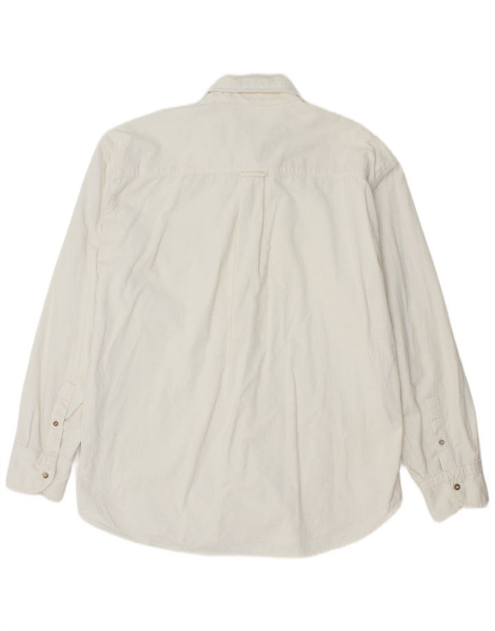 Cămașă din velur pentru bărbați WAMPUM XL, albă