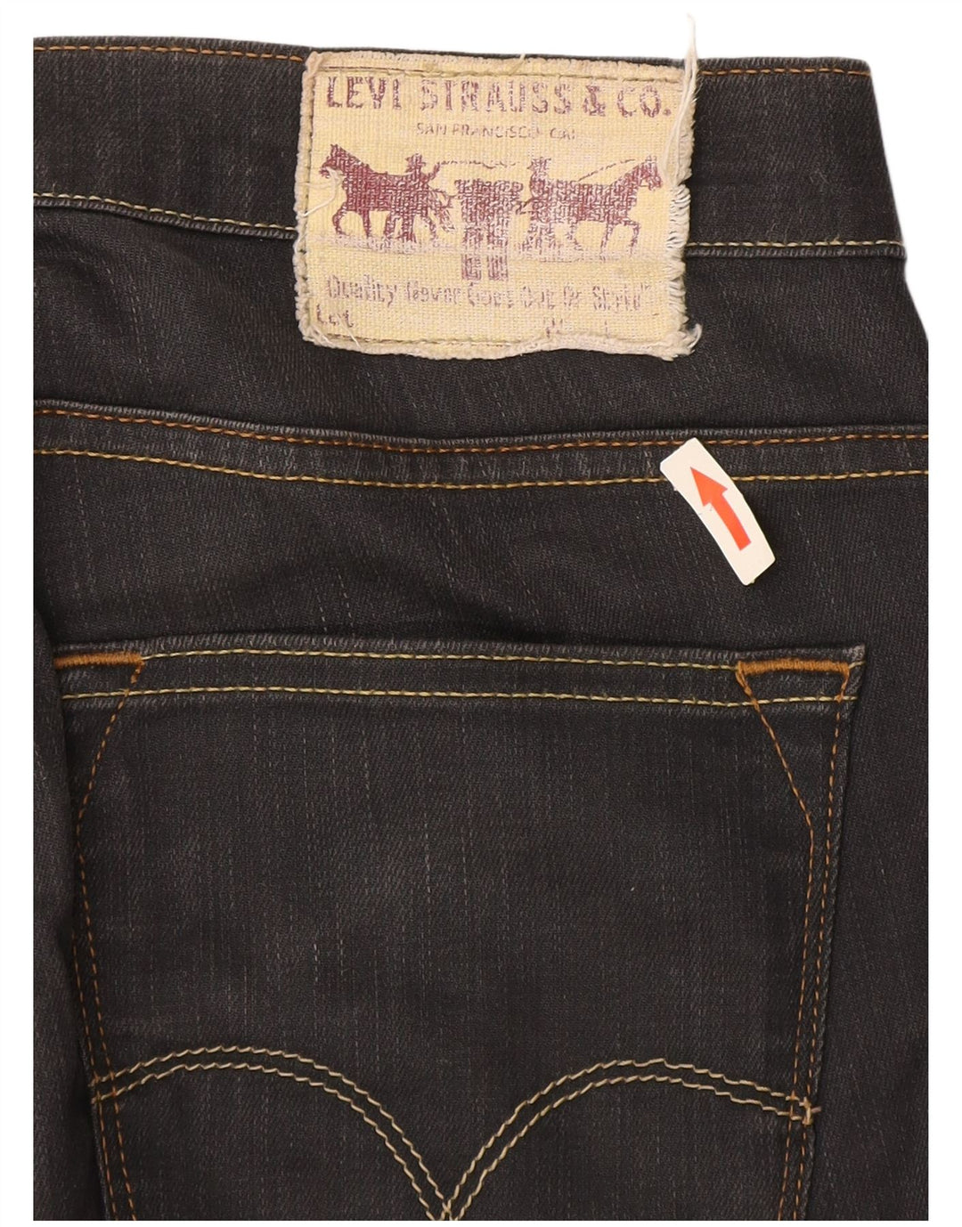 Blugi drepti pentru bărbați Levi's 504 W32 L34 bumbac gri