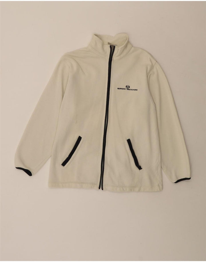 Jachetă de trening pentru bărbați Sergio Tacchini, mică, albă
