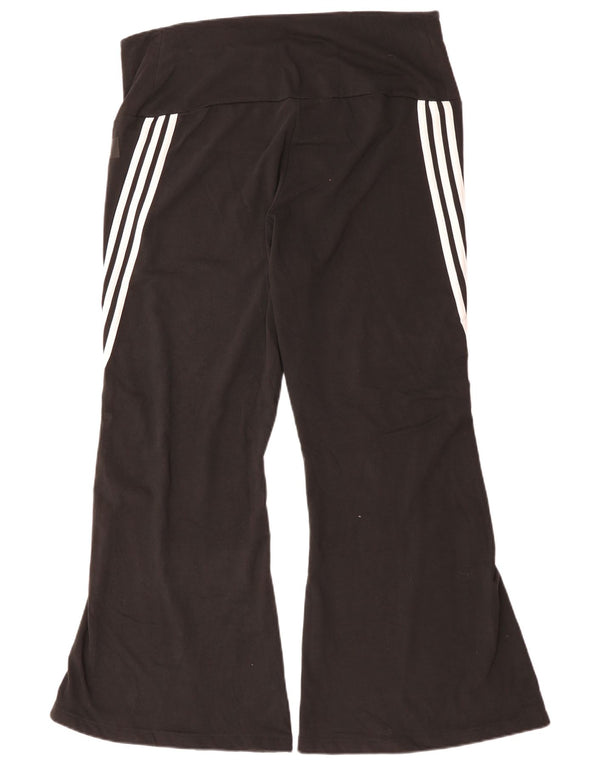 Leggings Flare Adidas pentru femei UK 20 2XL Negru