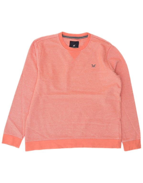 Crew Clothing Hanorac Bărbați Pulover Medium Roz Bumbac