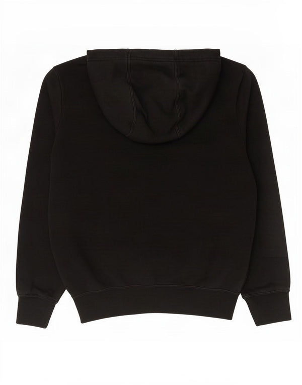Pulover cu glugă supradimensionat cu grafic Nike pentru femei UK 6 XS bumbac negru