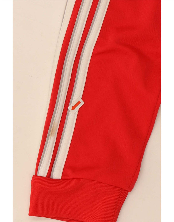 Jachetă de trening pentru femei Adidas UK 12 Poliester roșu mediu